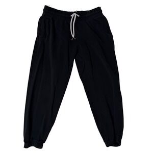 GAP Womens Black Petite Sweatpants‎ Thrashed - Joggers Lounge Pants Drawstring
